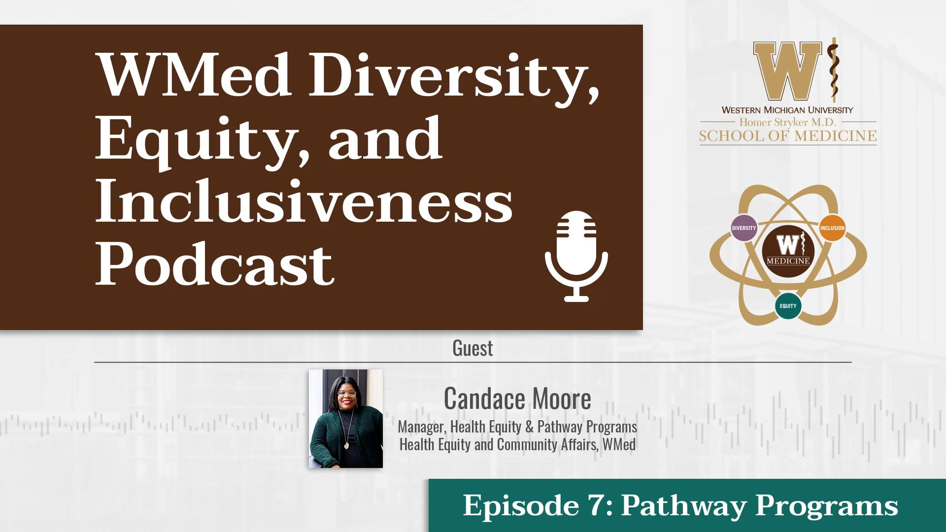 WMed Diversity, Equity, and Inclusiveness Podcast: WMed Pathway Programs Banner